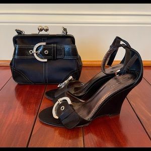 Coach vintage evening duo